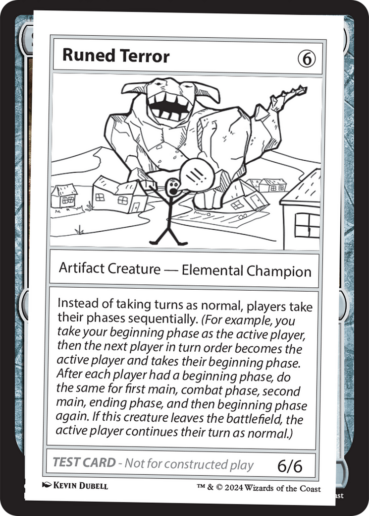 Runed Terror [Mystery Booster 2 Playtest Cards] – Plenty of Games