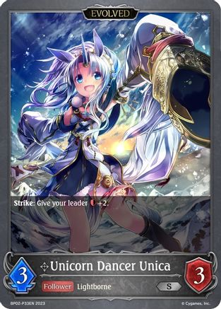 Unicorn Dancer Unica (Evolved) - P33EN (Foil)