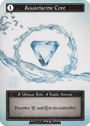 Aquamarine Core (Foil) - Alpha Foil