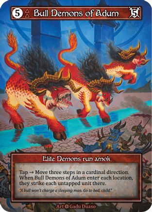 Bull Demons of Adum (Foil) - Alpha Foil
