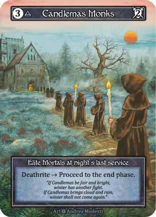 Candlemas Monks (Foil) - Alpha Foil