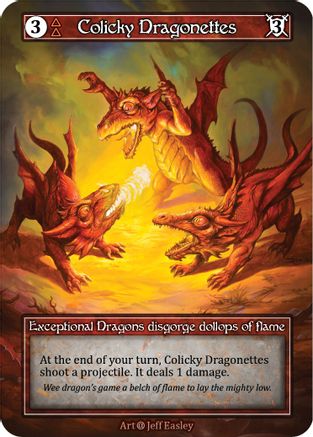 Colicky Dragonettes (Foil) - Alpha Foil