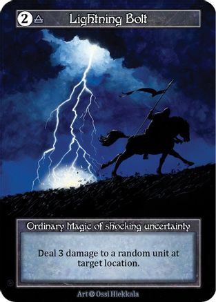 Lightning Bolt (Foil) - Alpha Foil