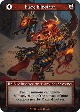 Maze Minotaur (Foil) - Alpha Foil