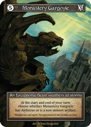 Monastery Gargoyle (Foil) - Alpha Foil