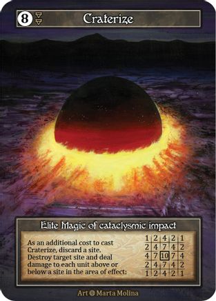 Craterize (Foil) - Alpha Foil