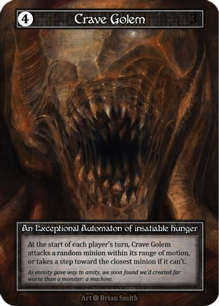 Crave Golem (Foil) - Alpha Foil