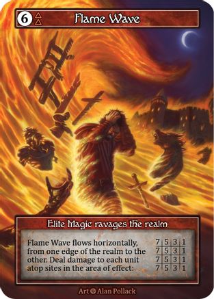 Flame Wave (Foil) - Alpha Foil