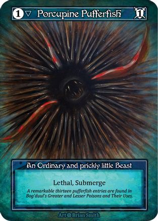 Porcupine Pufferfish (Foil) - Alpha Foil