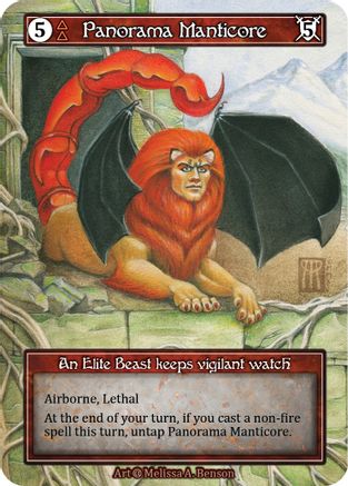Panorama Manticore (Foil) - Alpha Foil