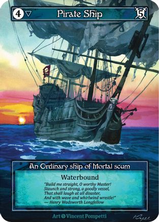 Pirate Ship (Foil) - Alpha Foil