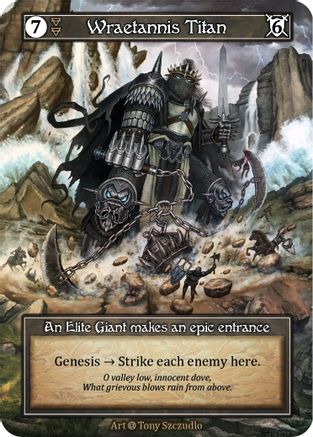 Wraetannis Titan (Foil) - Alpha Foil