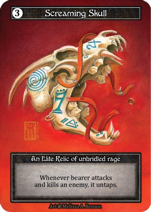Screaming Skull (Foil) - Beta Foil