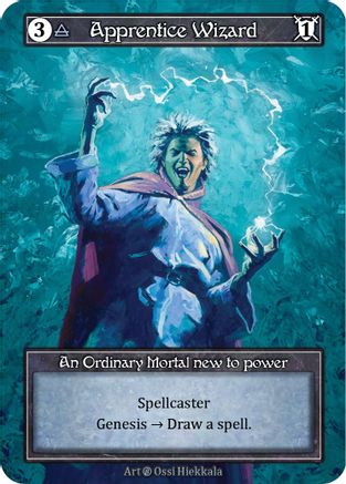 Apprentice Wizard (Foil) - Beta Foil