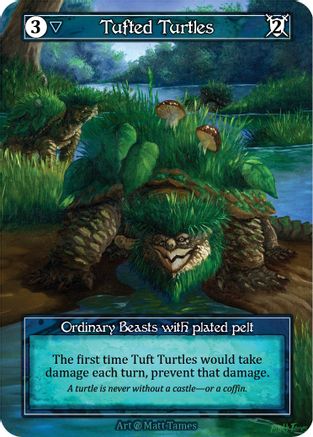 Tufted Turtles (Foil) - Beta Foil
