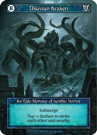 Diluvian Kraken (Foil) - Beta Foil
