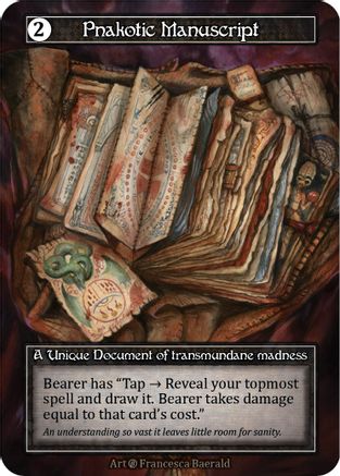 Pnakotic Manuscript (Foil) - Beta Foil