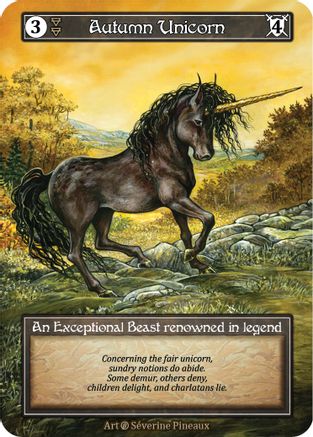 Autumn Unicorn (Foil) - Beta Foil