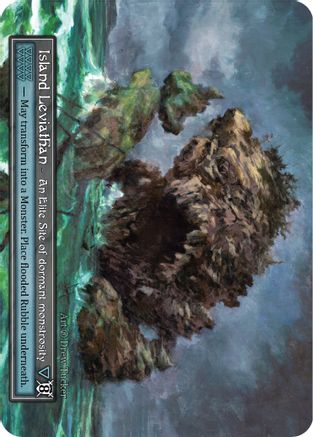 Island Leviathan (Foil) - Beta Foil