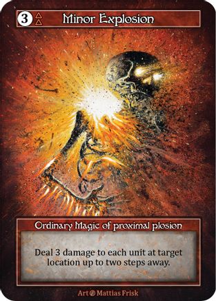 Minor Explosion (Foil) - Beta Foil