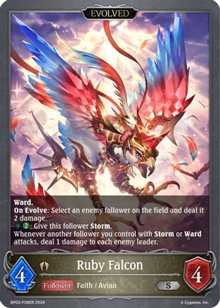Ruby Falcon (Evolved) - P28EN (Foil)