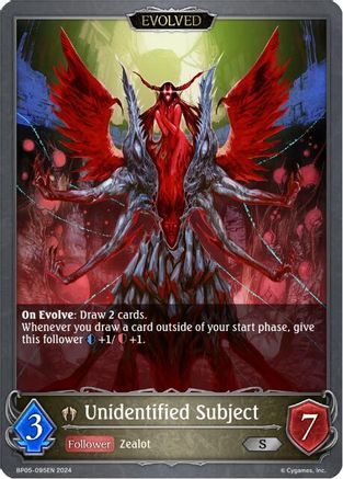 Unidentified Subject (Evolved)