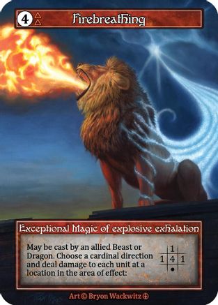 Firebreathing (Foil) - Arthurian Legends Foil