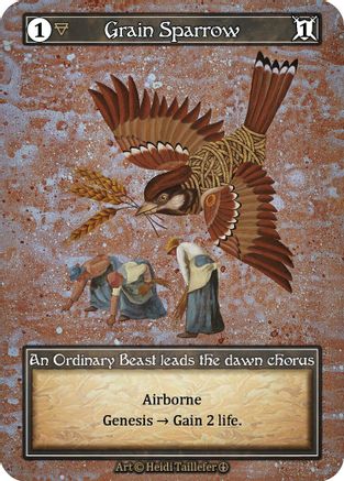Grain Sparrow (Foil) - Arthurian Legends Foil