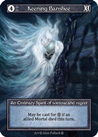 Keening Banshee (Foil) - Arthurian Legends Foil