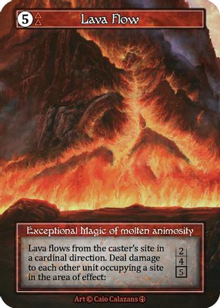 Lava Flow (Foil) - Arthurian Legends Foil