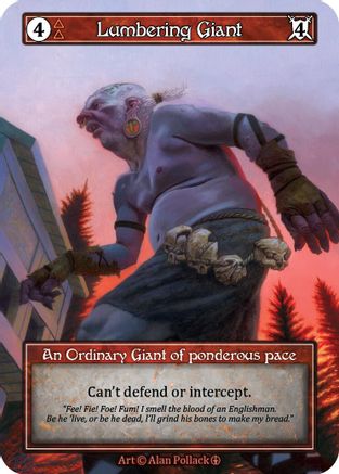 Lumbering Giant (Foil) - Arthurian Legends Foil