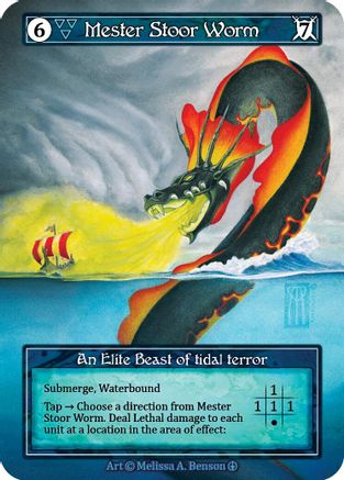 Mester Stoor Worm (Foil) - Arthurian Legends Foil