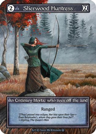Sherwood Huntress (Foil) - Arthurian Legends Foil