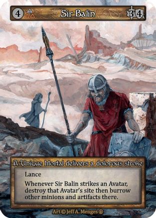 Sir Balin - Arthurian Legends