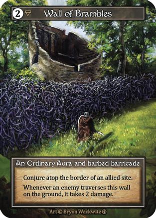 Wall of Brambles (Foil) - Arthurian Legends Foil