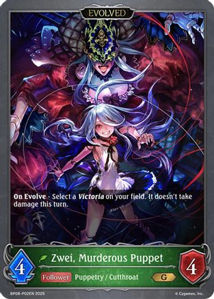 Zwei, Murderous Puppet (Evolved) - P02EN (Foil)