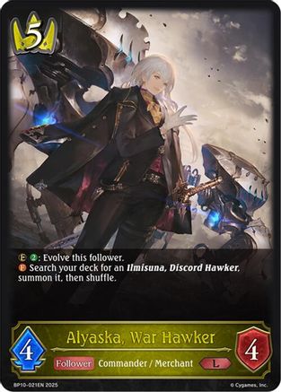 Alyaska, War Hawker