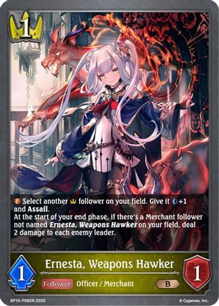 Ernesta, Weapons Hawker - P08 (Foil)