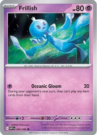 Frillish 041/086 - Reverse Holofoil SV White Flare - Common