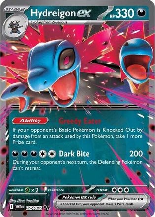 Hydreigon ex 062/086 - Holofoil SV White Flare - Double Rare