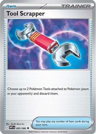 Tool Scrapper 080 - Reverse Holofoil SV White Flare - Uncommon