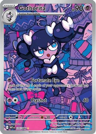 Gothorita 122/086 - Holofoil SV White Flare - Illustration Rare