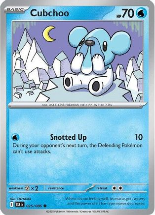 Cubchoo 028/086 - Reverse Holofoil SV Black Bolt - Common