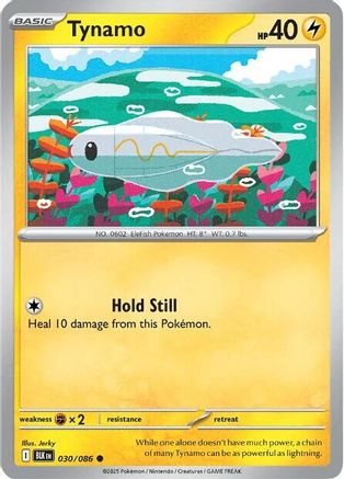 Tynamo 033/086 - Reverse Holofoil SV Black Bolt - Common