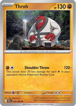 Throh 053/086 - Reverse Holofoil SV Black Bolt - Uncommon