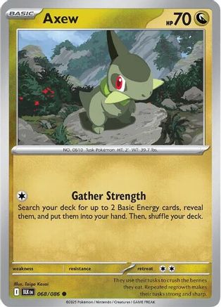 Axew 070/086 SV Black Bolt - Common