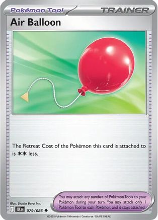 Air Balloon 082 - Reverse Holofoil SV Black Bolt - Uncommon