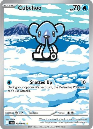 Cubchoo 113/086 - Holofoil SV Black Bolt - Illustration Rare