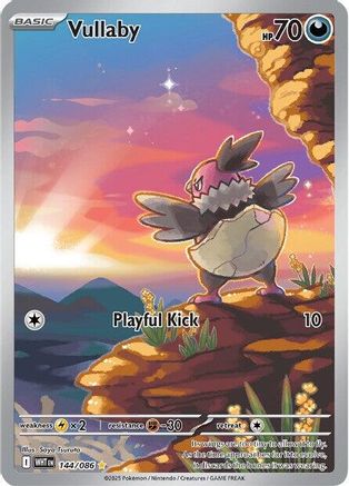 Vullaby 144/086 - Holofoil SV Black Bolt - Illustration Rare