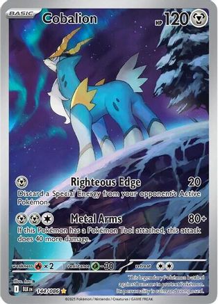 Cobalion 149/086 - Holofoil SV Black Bolt - Illustration Rare